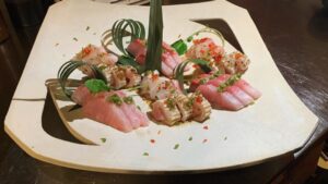Sashimi and Sushi Dinner