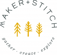 Maker + Stitch logo