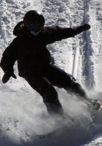 Person Snowboarding