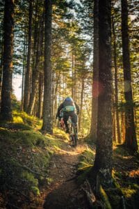 mountain biking image