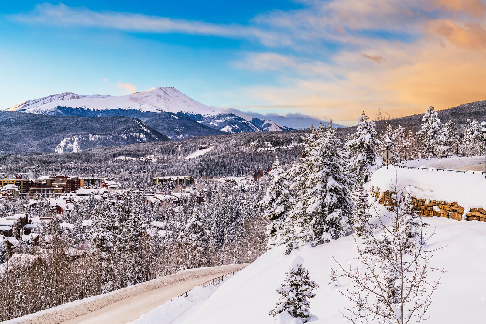 Winter photo of Vail